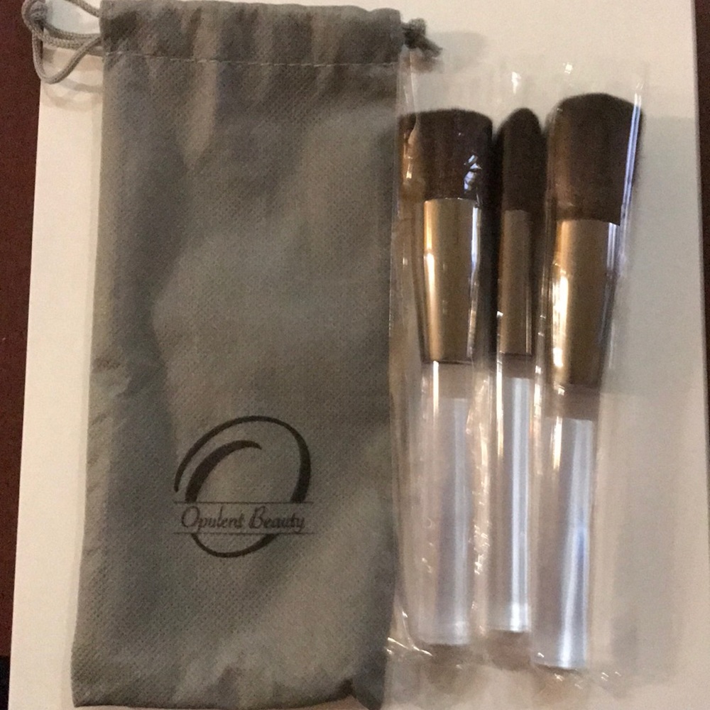 3 piece makeup brush set
